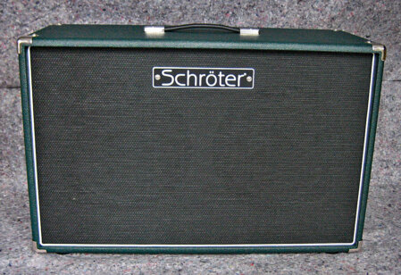 Schröter Amplification 2x12er Box liegend Green Schröter Amplification 2x12er Box liegend Green